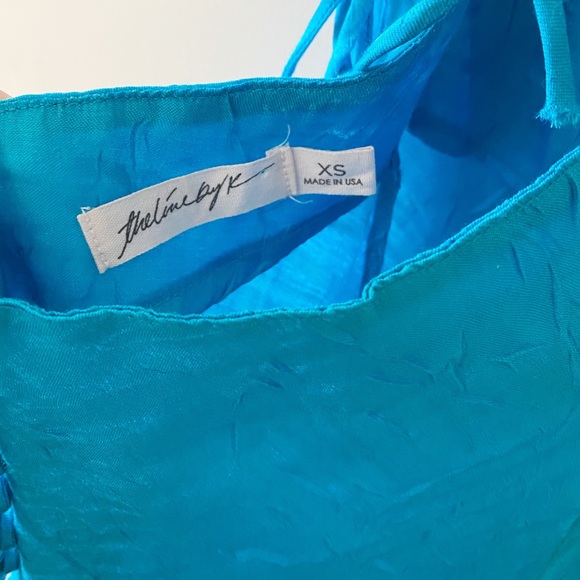 The Line by K | Flynn mini dress turquoise - Picture 9 of 12